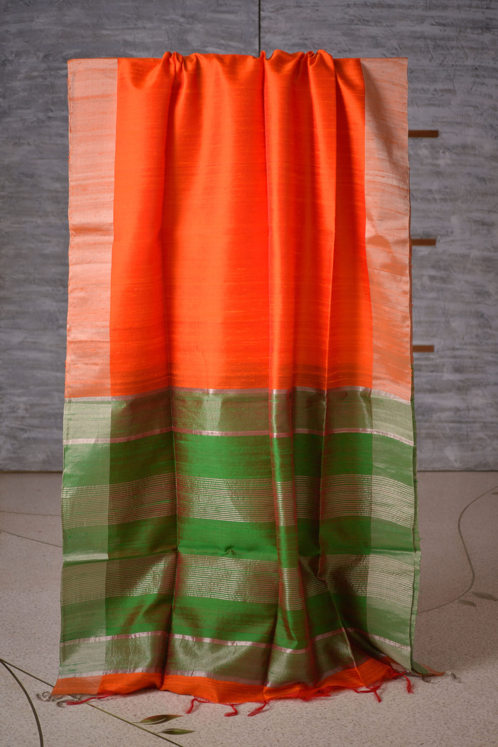 Buy Silkmark Certified Pure Raw Silk Saree With Ikkat Border and Pallu for  Party Wear Saree Online in India - Etsy